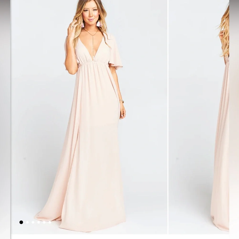 Show me your mumu Faye Flutter Maxi Dress NWT - Picture 2 of 4